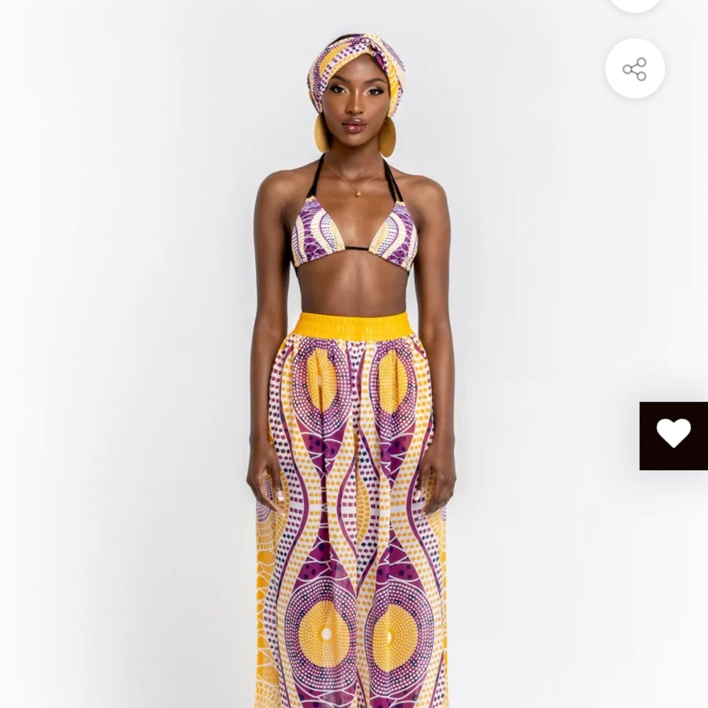 Ofuure beach cover up pants size S/M